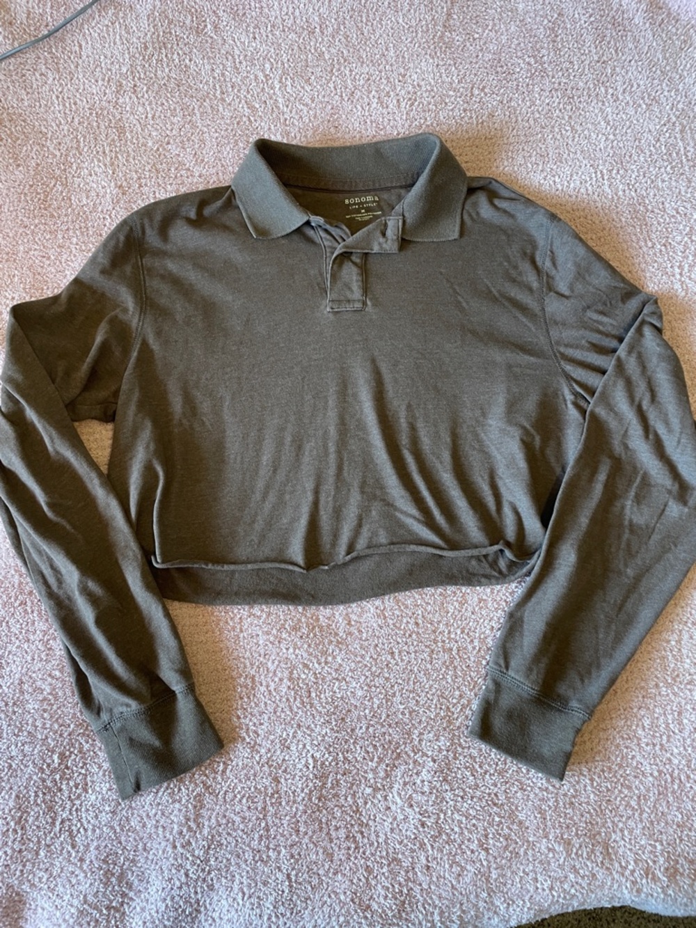 Sonoma Brown Polo Top